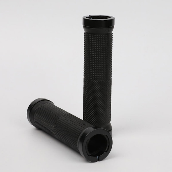 Sklisikre MTB Sykkelgrep, Gummigrep for Syklister Black