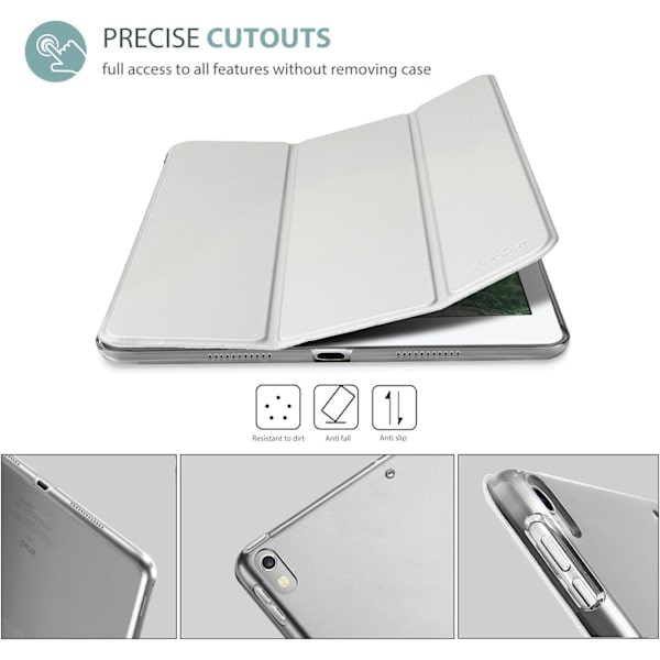 Slim Clear Back Case för iPad Air 3 & iPad Pro 10.5\" - Vit[ZHE] White
