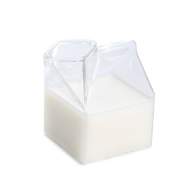 Lasimäitopakkaus läpinäkyvä mini