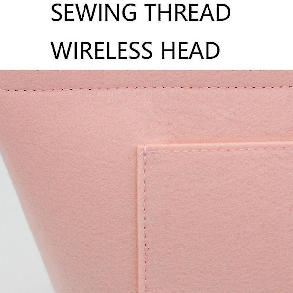 Filtinsatsväska Passar för Longchamp Handväska Foderpåse Filttyg Sminkväska Support Resor Bärbar Insats Handväska Organizer Tw L
