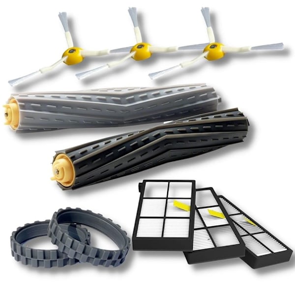 Tilbehør børster filter hjul dekk 10 deler iRobot Roomba 800/900/805/8...