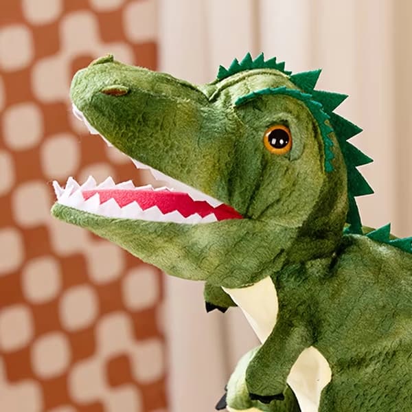 Dinosaur Hånddukke – Blødt Tøjdyr til Historiefortælling for Børn, Interaktiv Leg & Gave T-Rex