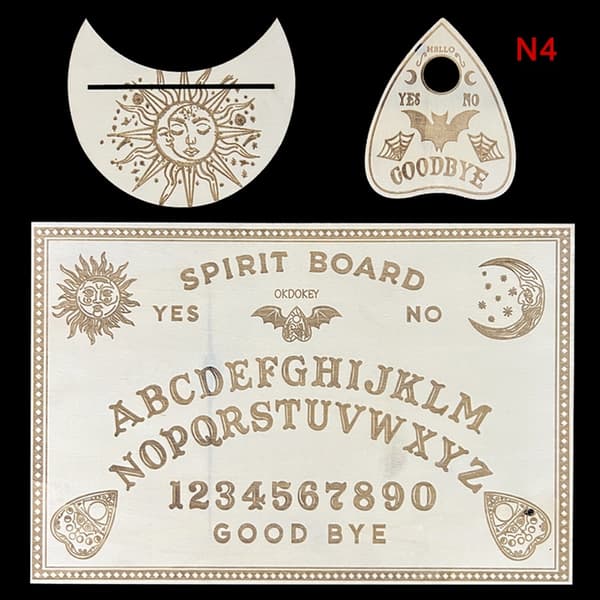 Ouija-brett i tregravert magisk tavle - Perfekt 4