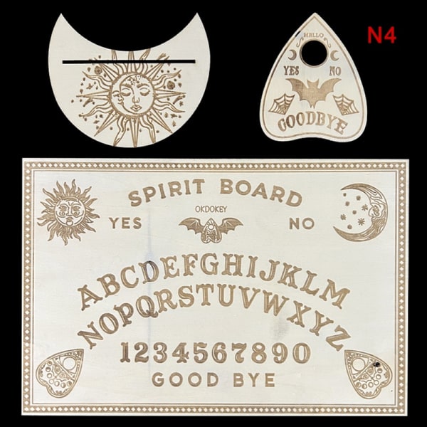 Trägraverad spådomstavla Ouija Boa - Perfekt 4