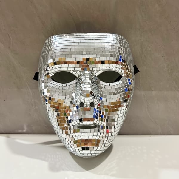 Disko Glitter Naamio Festivaaleille, Halloweeniin ja Karnevaaliasuun 1pc