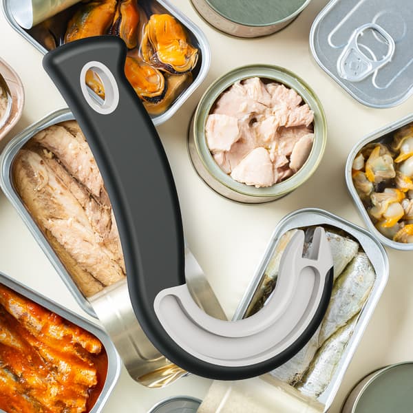Enkel-grep boksåpner - Slitesterk plast for hjemme- og restaurantbruk, ideell for julefester Cyan
