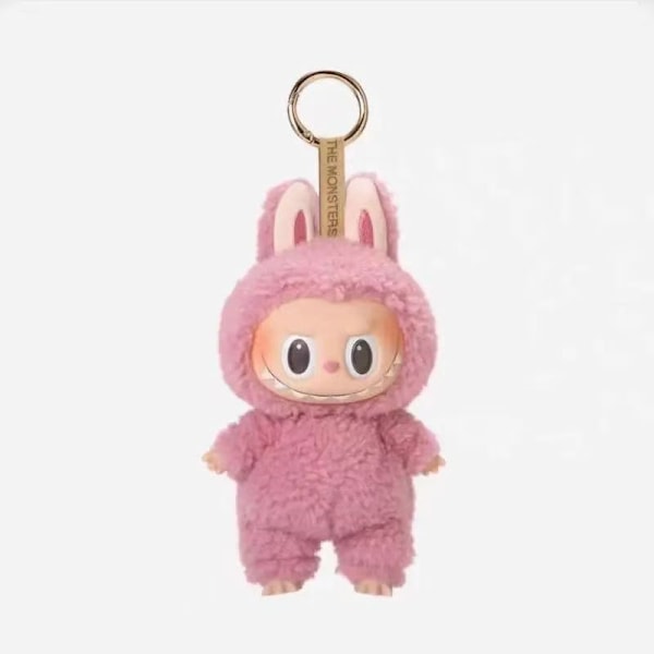 Labubu Macaron Monster Avaimenperä Jännittävät Monster Macarons Vinyylikasvo Pehmo Avaimenperät Taidekeräilyesineet Lelut Lahjat Lapsille Lychee berry