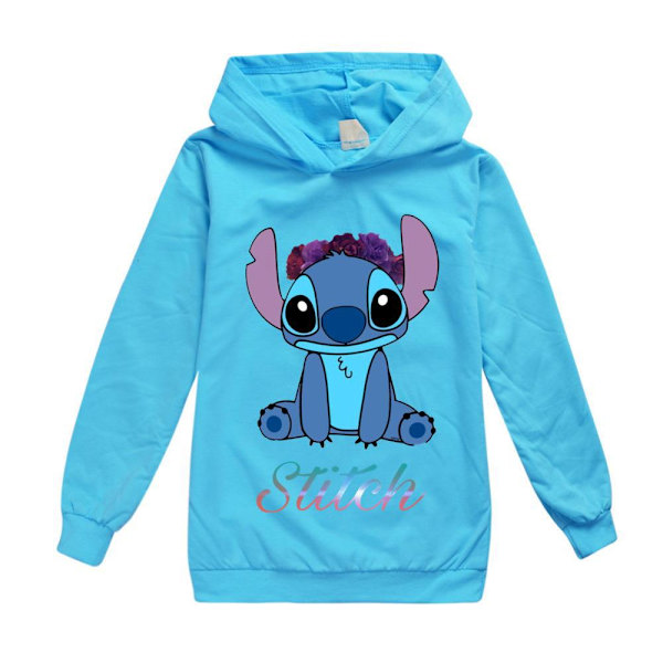 Lasten Lilo & Stitch Hupparit Painettu Paita Vaaleansininen Light Blue 170cm