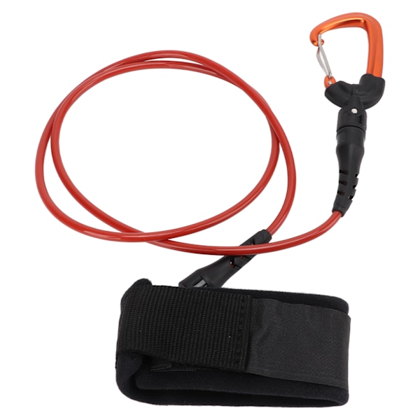 Fridykkerline med Armbånd Karabinkrok - Oransje 0.2