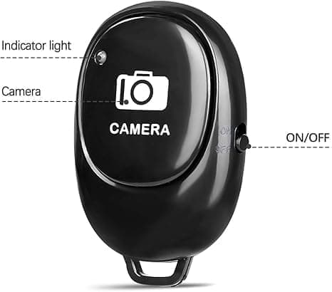 Mobile Phone Clip for Action Camera - POV Mount with Remote Control, Compatible with GoPro, Samsung, iPhone - Camera Remote Shutter
