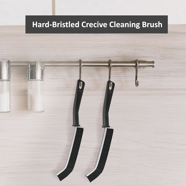 Hard-Bristle Crevice Cleaning Brush Gap Brush for Household Use, Crevice Cleaning Tool, 4 PCS Long Thin Cleaning Brush