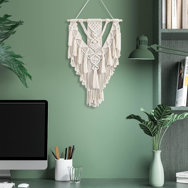 Macrame väggbonad, stor bohemisk väggbonad väggdekor