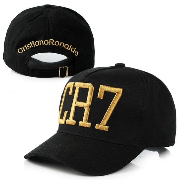 Cr7 Hat Baseball Keps Justerbar Cristiano Ronaldo logo armbånd