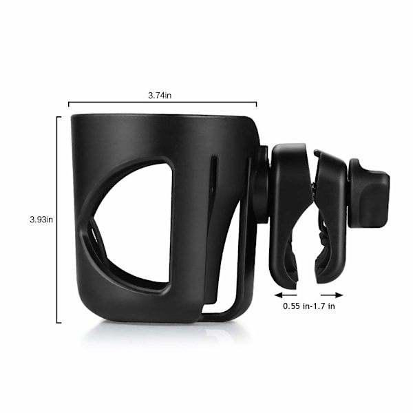 Universal koppholder, barnevogn koppholder, stor kaliber designet