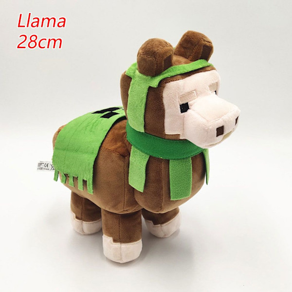 Minecraft Leksaker Speldocka LLAMA-28CM LLAMA-28CM Llama-28cm