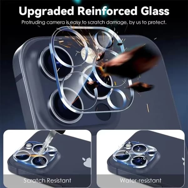 4-pack kameralinsskyddsglas kompatibelt med iPhone 11-16 Pro Max & Plus[ZHE] 4Pcs Lens Glass For iPhone 12 Pro