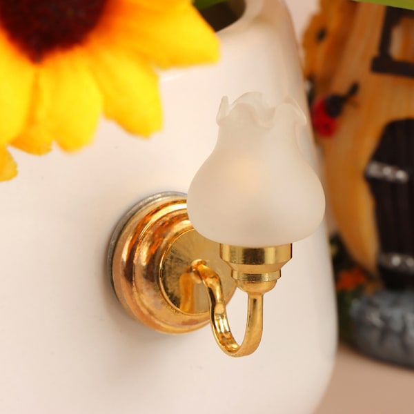 Dukkehus Miniature Væglampe LED Skrivebord