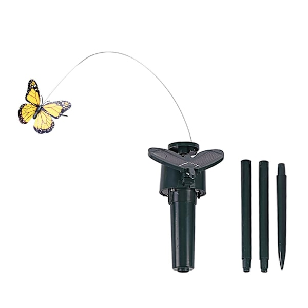 Aurinkokennoilla toimiva tanssiva lepattava perhonen lentävä kolibri puutarha piha koriste