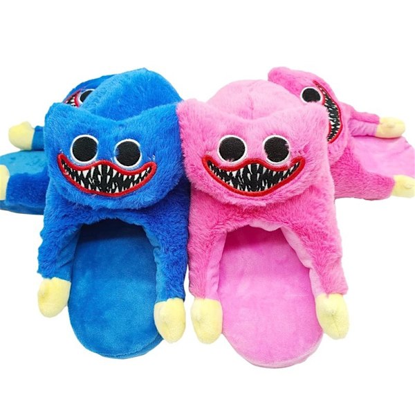 Poppy-Playtime Huggy Wuggy Plyschtofflor Cosplay Söta barnhem Blue