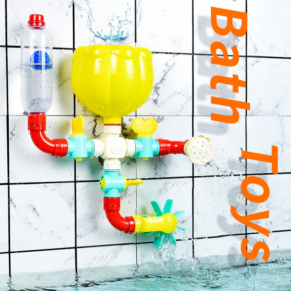 Wacky Water Works Rör Badleksak för 3-åringar