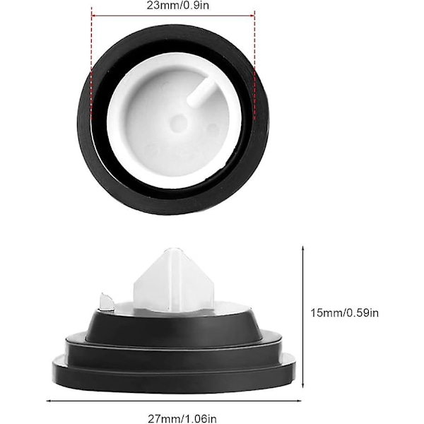 Set med 3 membran för Siamp Float Valve Low Supply för Siamp Kulventil Membrantätning för WC