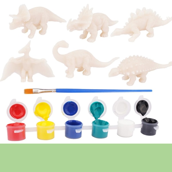 Rita Leksaker 3D Dinosaurukset Lelut Maalaa Dinosauruksia