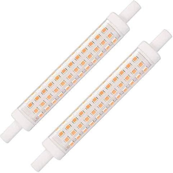 R7s LED 118mm 10W R7s LED lineær lampe 118mm 10W Varm hvid 3000K R7s J118 Sokkel Ikke dæmpbar, 15mm X 118mm, Svarer til R7s 118mm 100W halogenlampe
