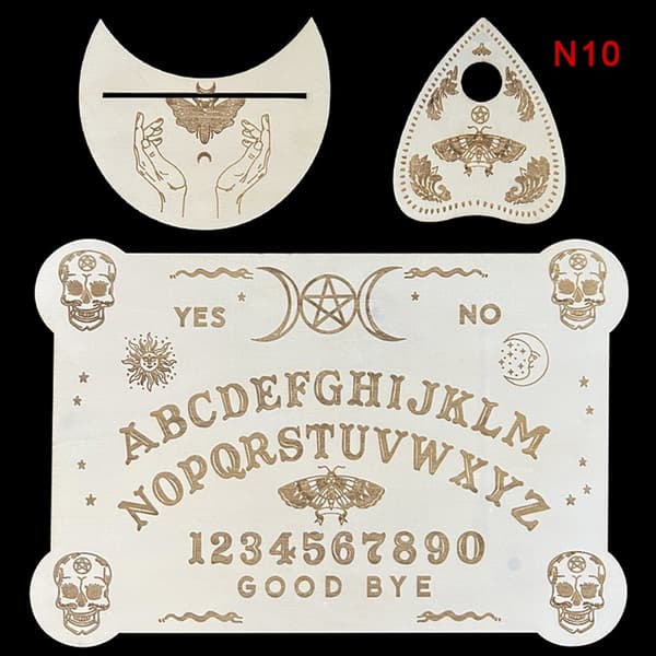 Ouija Boa - Perfekt trægraveret spådomstavle 10