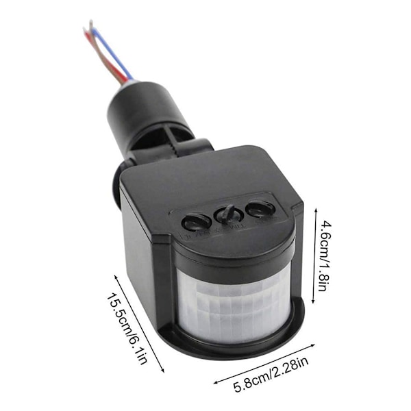 Utomhus PIR DC 12V Automatisk Infraröd Rörelsesensor Switch