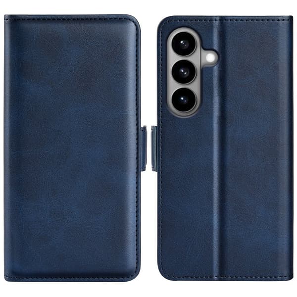 2. Samsung Galaxy S26 Plånboksfodral i Äkta Läder - Blå