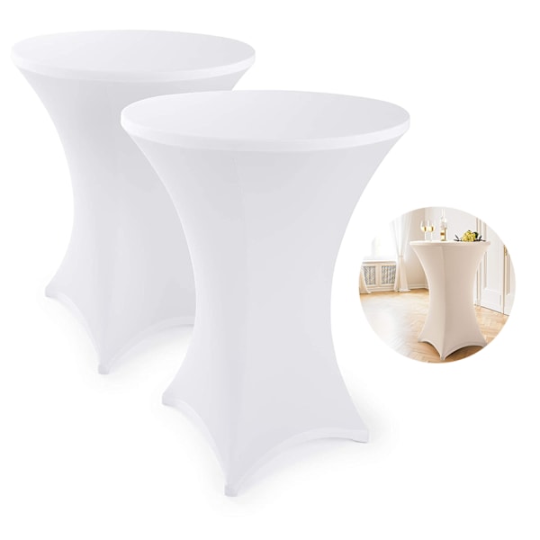 2-pack stretchöverdrag för ståbord - Eleganta ståbordsöverdrag