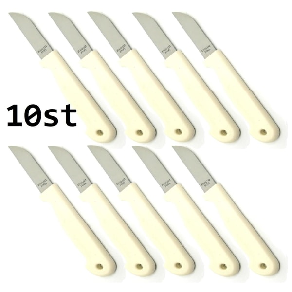 10:a Fruktknivar i Rostfritt Stål - Knivar white 250