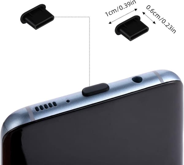 USB C dammpropp 20 st, typ C dammskydd för telefonens laptop-port