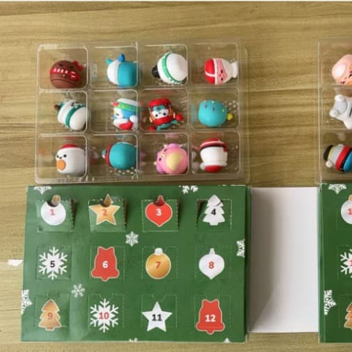 Squishmallows Original 24-Day Micromallows Christmas Plush Advent Calendar