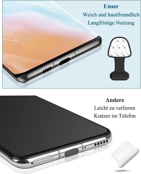 4-pakning USB C Beskyttelseshette Ladeport Mobiltelefon Beskyttelse Støvhette USB C Beskyttelse USB C Beskyttelse USB C Hette USB C Plugg USB C Plugg for iPhone 16 15