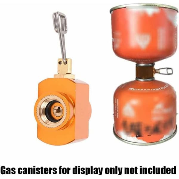 Utendørs Camping Gassadapter Adapter Adapter Sparer Skifter Adapter Gassadapter Campingflaske