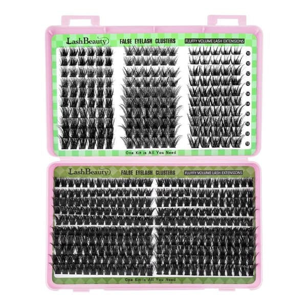 DIY Eyelash Extension Kit Individuelle Vipper Kluster D-krøll Vippekluster