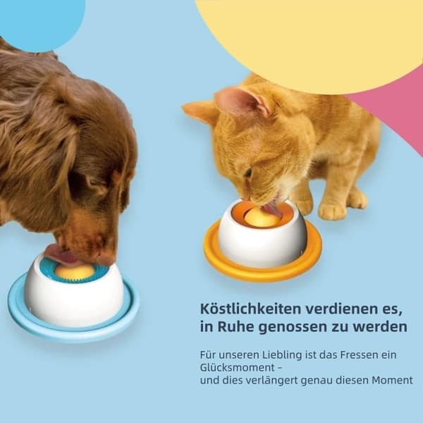 Interaktiv hund- och kattleksak & Slow Feeder-boll Blue (Dog)