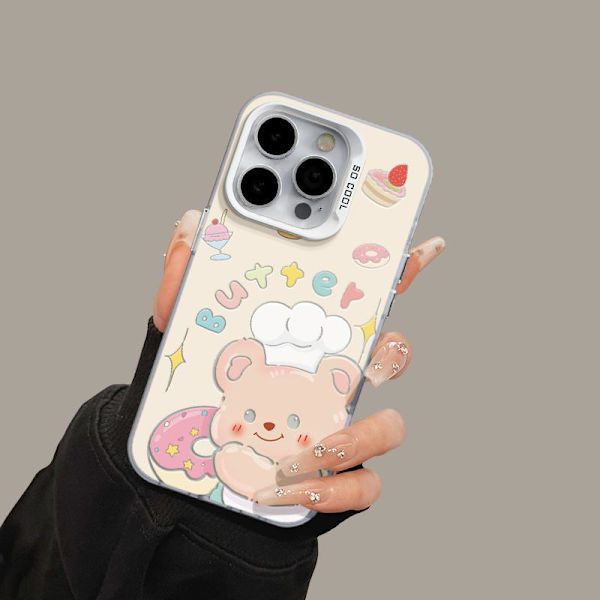 iphone muoti värikäs söpö matkapuhelinkotelo söpö karhu matkapuhelinkotelo 13 pro max Style 1