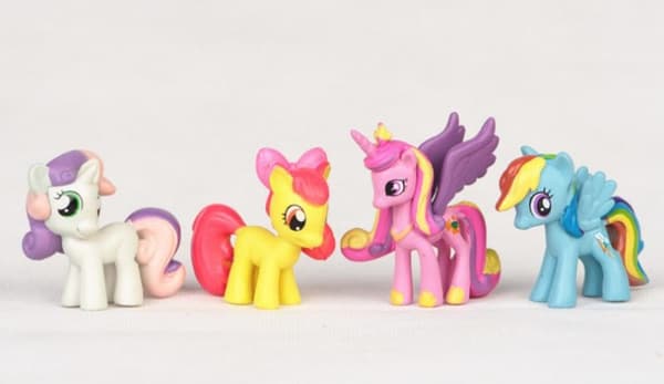 12-pakning My Little Pony-figurer