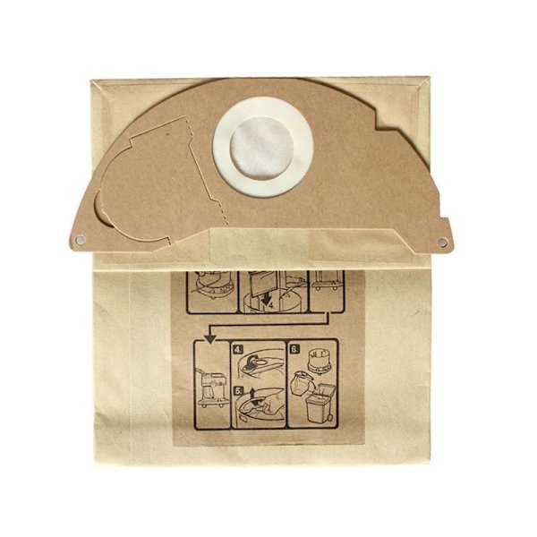 10-pack dammsugarpåsar för Kärcher A2004/ A2054 / WD2250/ MV2/ WD2 ersättningsdammsugarpåse