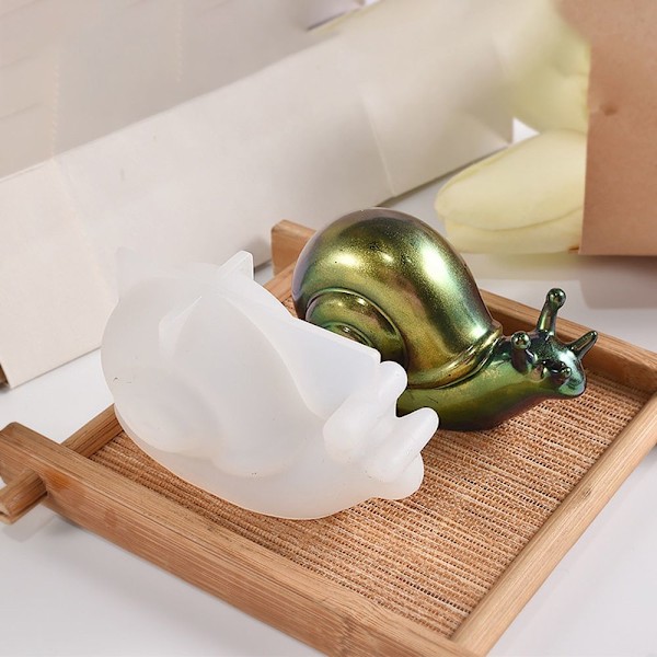 Øgle Silikoneform Harpiksforme SNAIL SNAIL Snail Snail