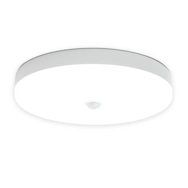 Rörelsesensor LED-taklampa 12W 6500K, IP56 Vattentät Rund