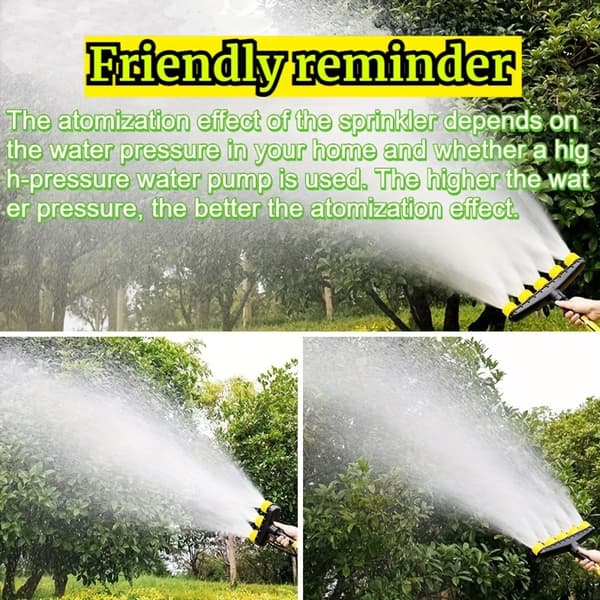 Multi-hoved havevandingssprinklerdyse til slange Not provided 5-head spray gu