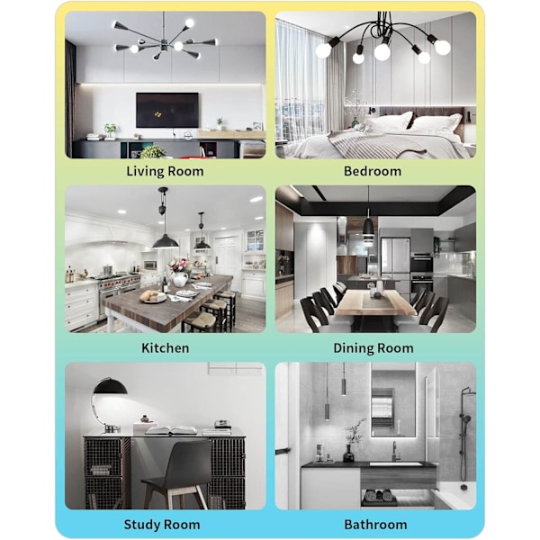 G9 LED pære kold hvid, 10W 6000K 900LM AC 220V 6-pak