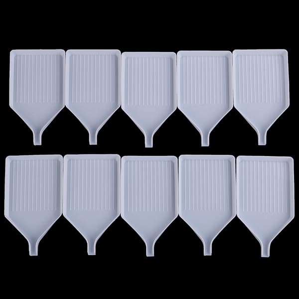 10 stk DIY Diamantbakke Boreplade Maleri Tilbehør Diamant