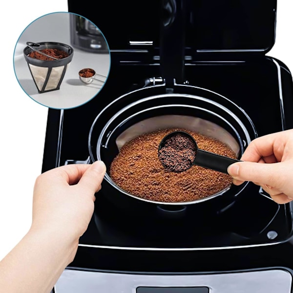 st Kaffefilter, Återanvändbara Permanenta Filter Storlek 4 Universal För