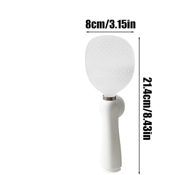 Magnetisk ris sked tumlare anti-stick ris sked kök lätt att rengöra vertikal icke-skadande gryta ris sked