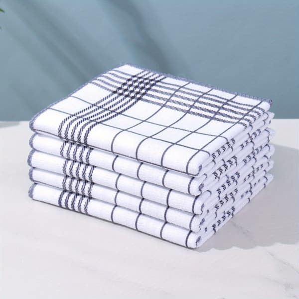 Hurtigtørrende absorberende køkkenhåndklæder, sæt med 6 i 4 farver Red 40x60 cm