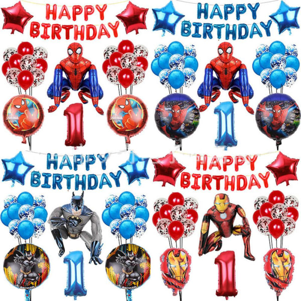 Spiderman Folieballonger Festdekoration 7 7